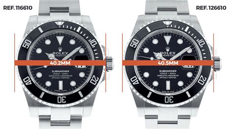 rolex submariner case parts|Rolex Submariner size guide.